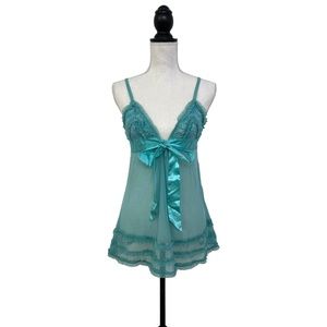 Frederick's of Hollywood | Intimates & Sleepwear | Fredericks Of Hollywood Light  Green Nightgown Slip | Poshmark